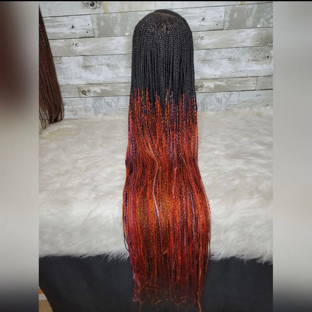 HANDMADE BRAIDED WIG. - Picture 4 of 7